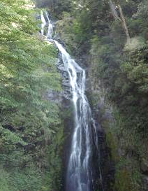 桃山瀑布與桃山步道一景