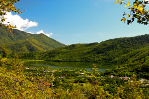 在池南區內可眺望鯉魚潭的全景（陳賢相攝）