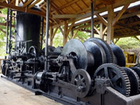 蒸汽集材機