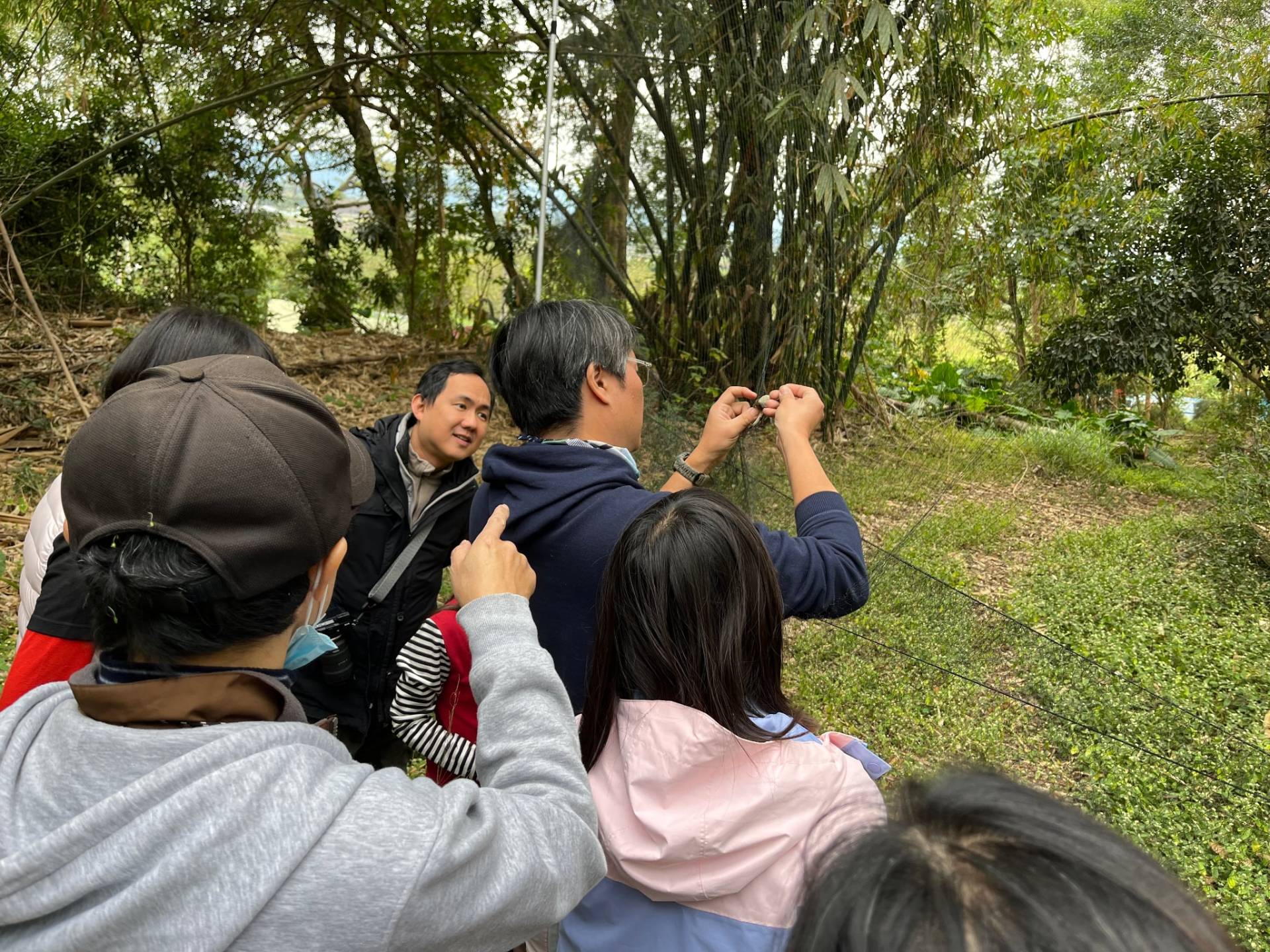 鳥類繫放器材實作