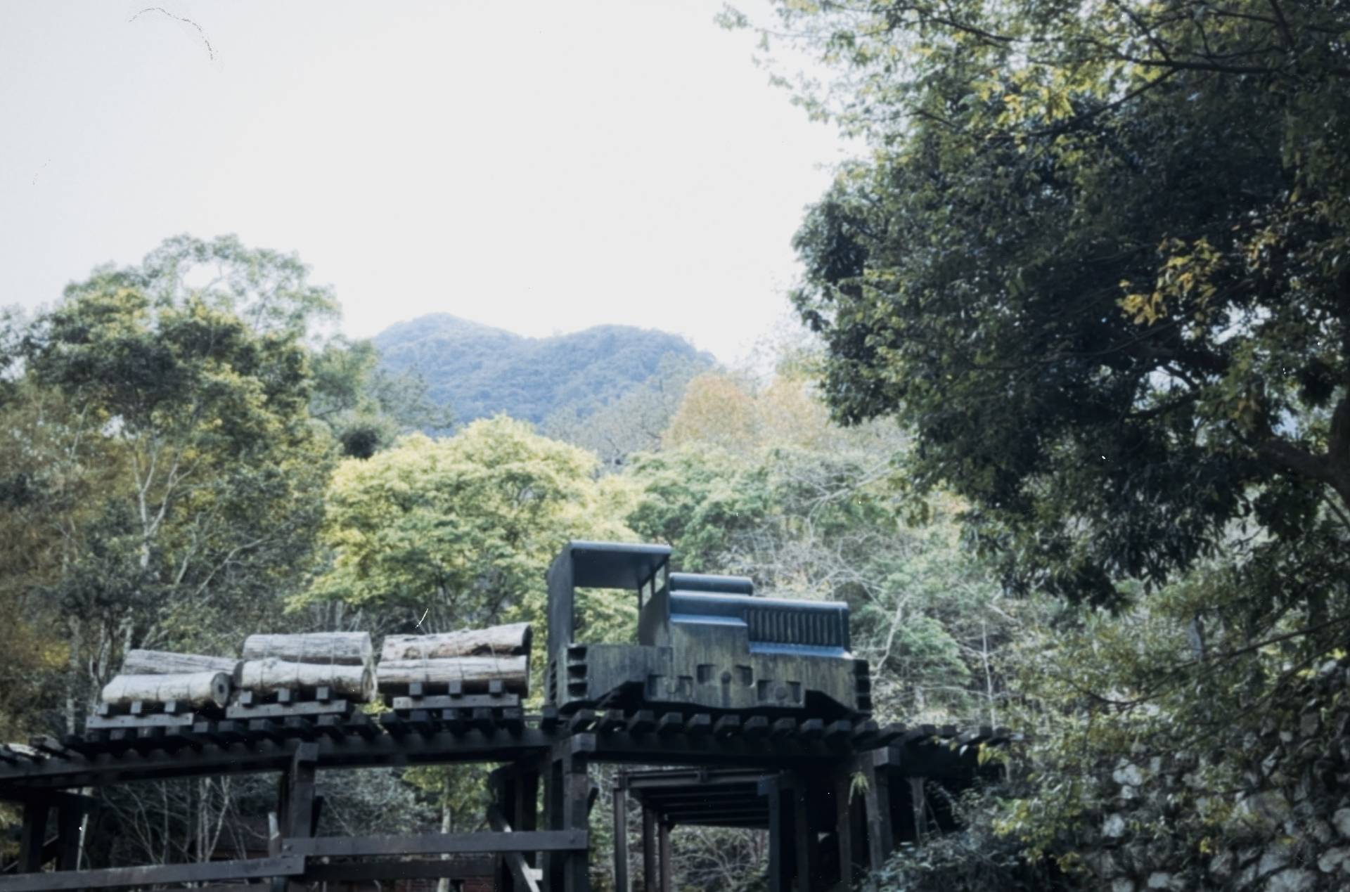 ▲八仙山過往林鐵痕跡，藉意象重現