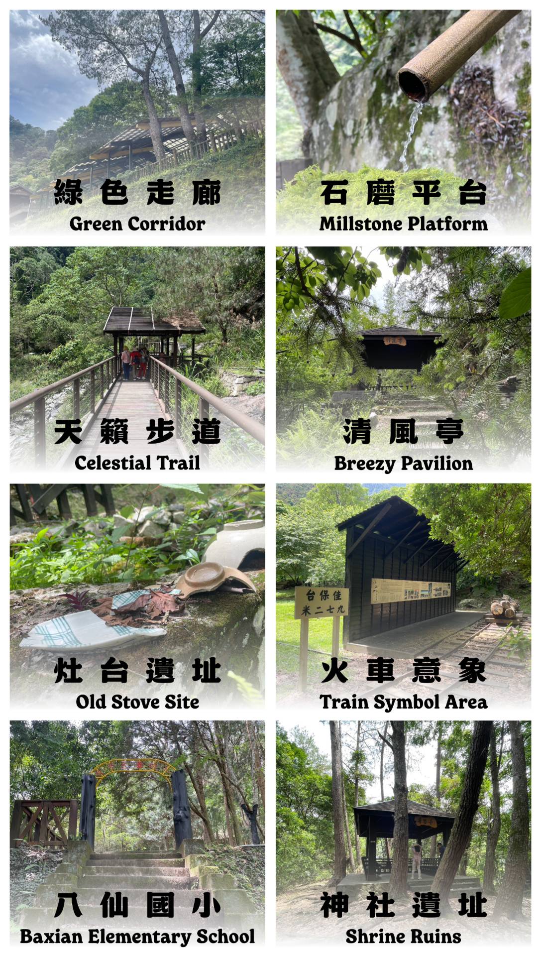 八仙山各關卡