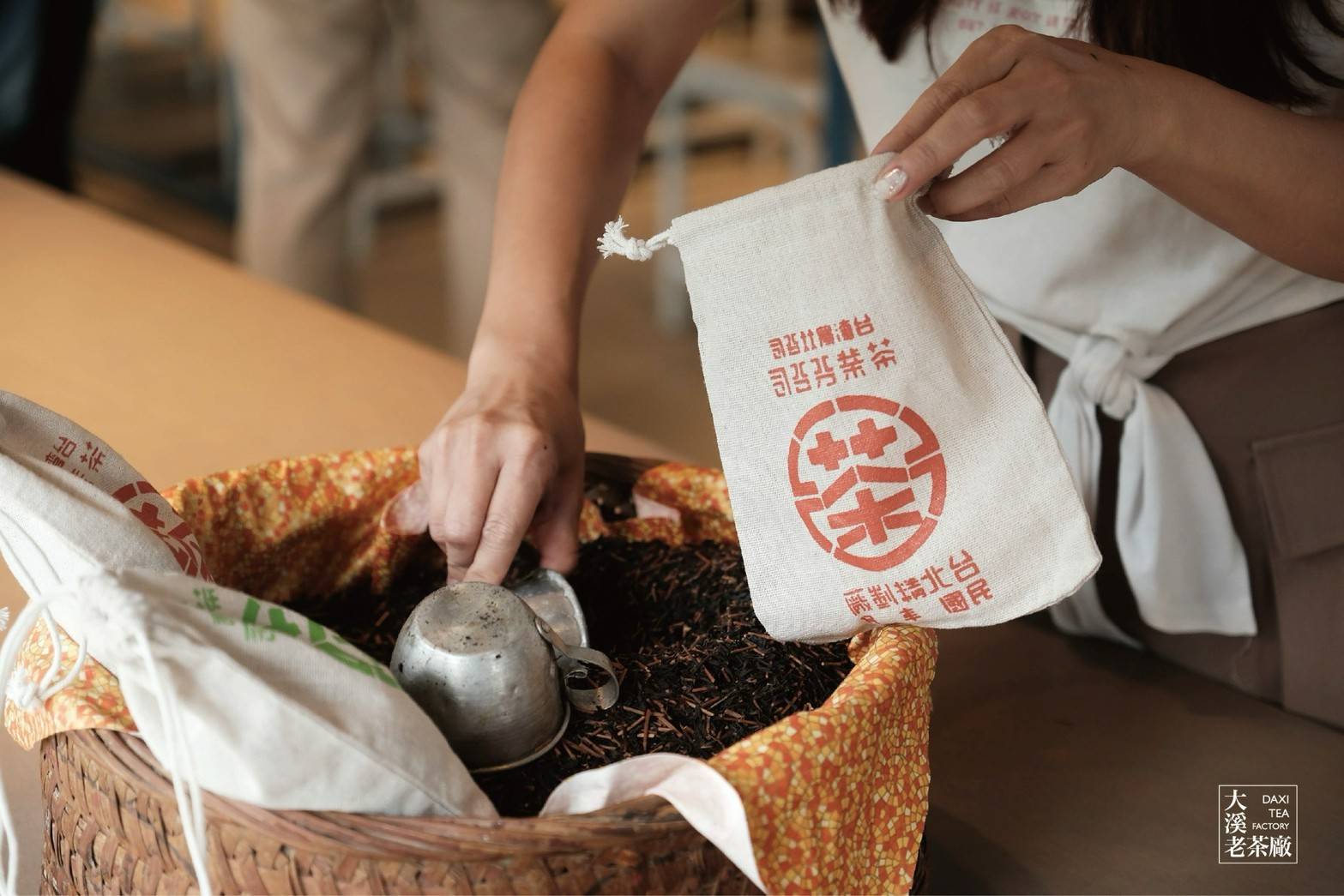 茶袋絹印 DIY
