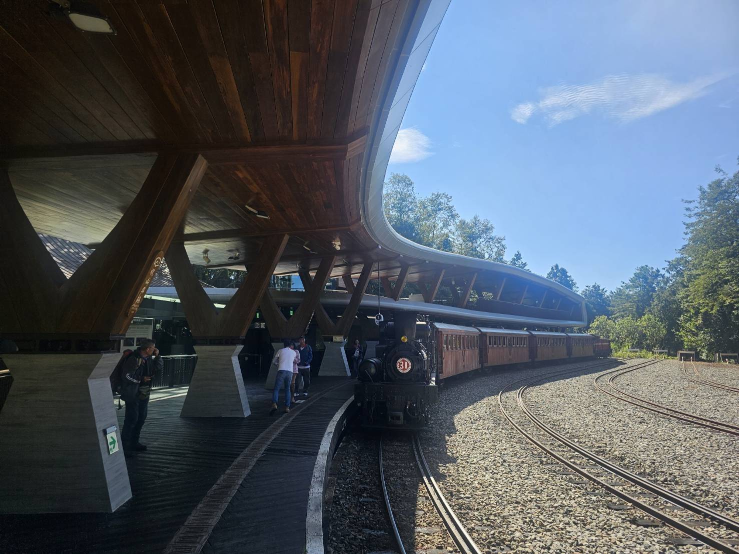 祝山車站