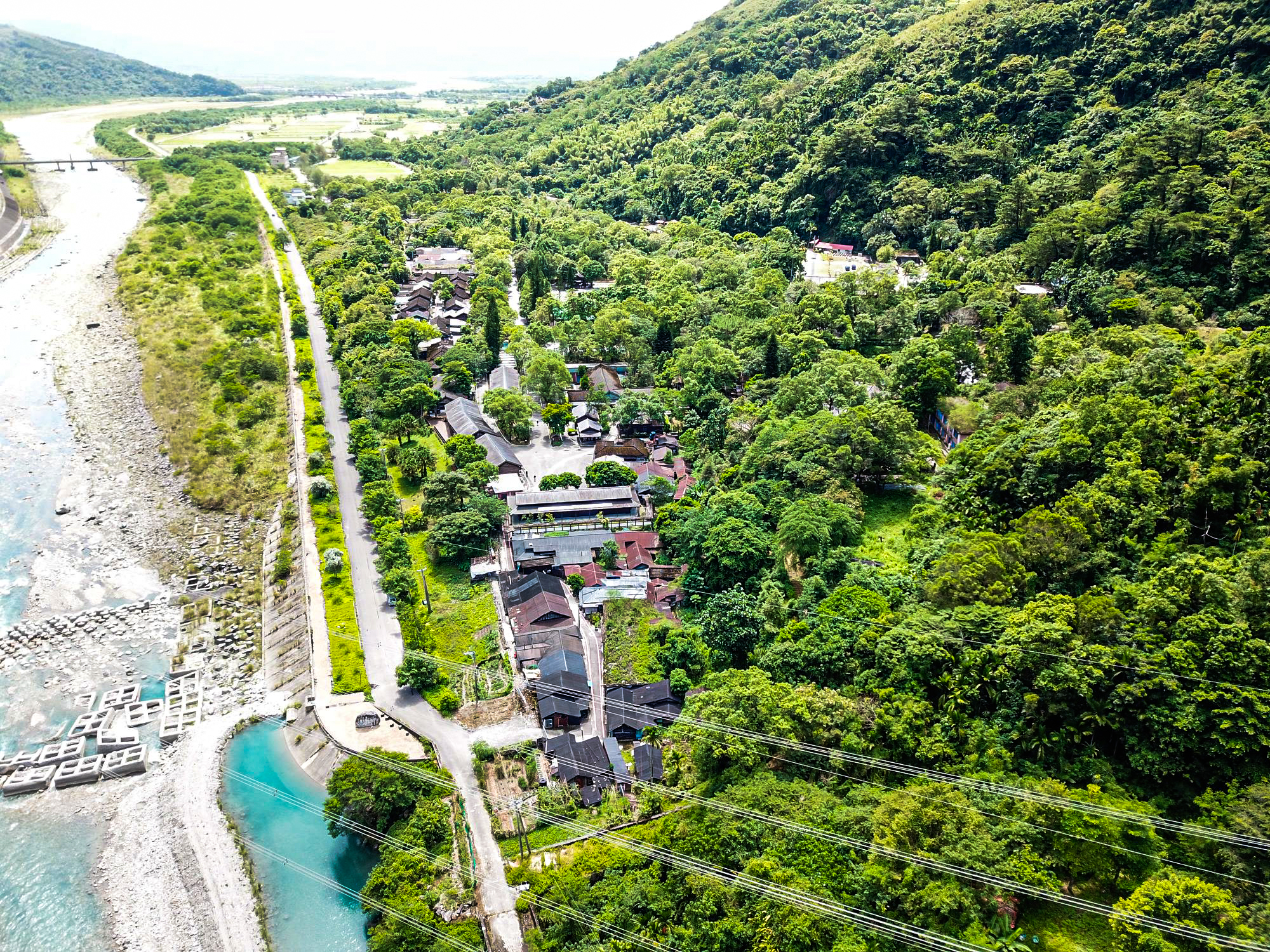 林田山文化園區空拍景色