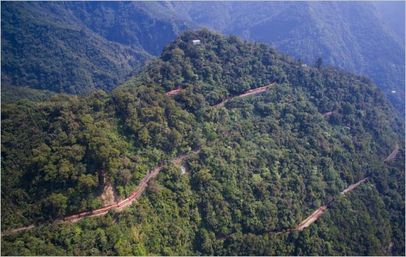 登山鐵路的秘密-膾炙人口的獨立山螺旋路線