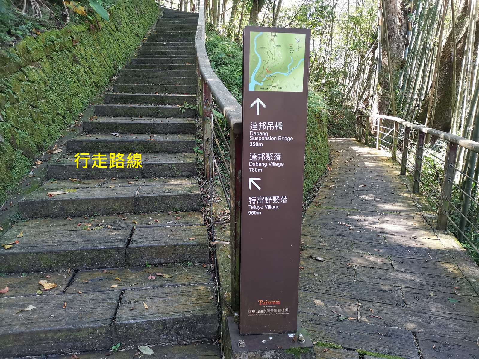 現地可行走路線