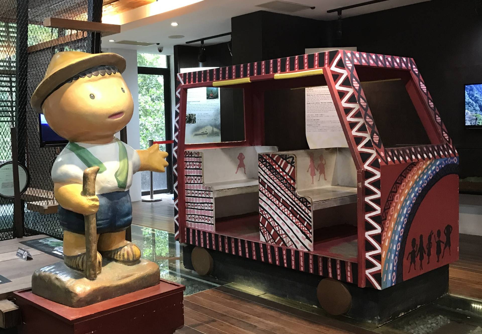 烏來林業生活館台車模型