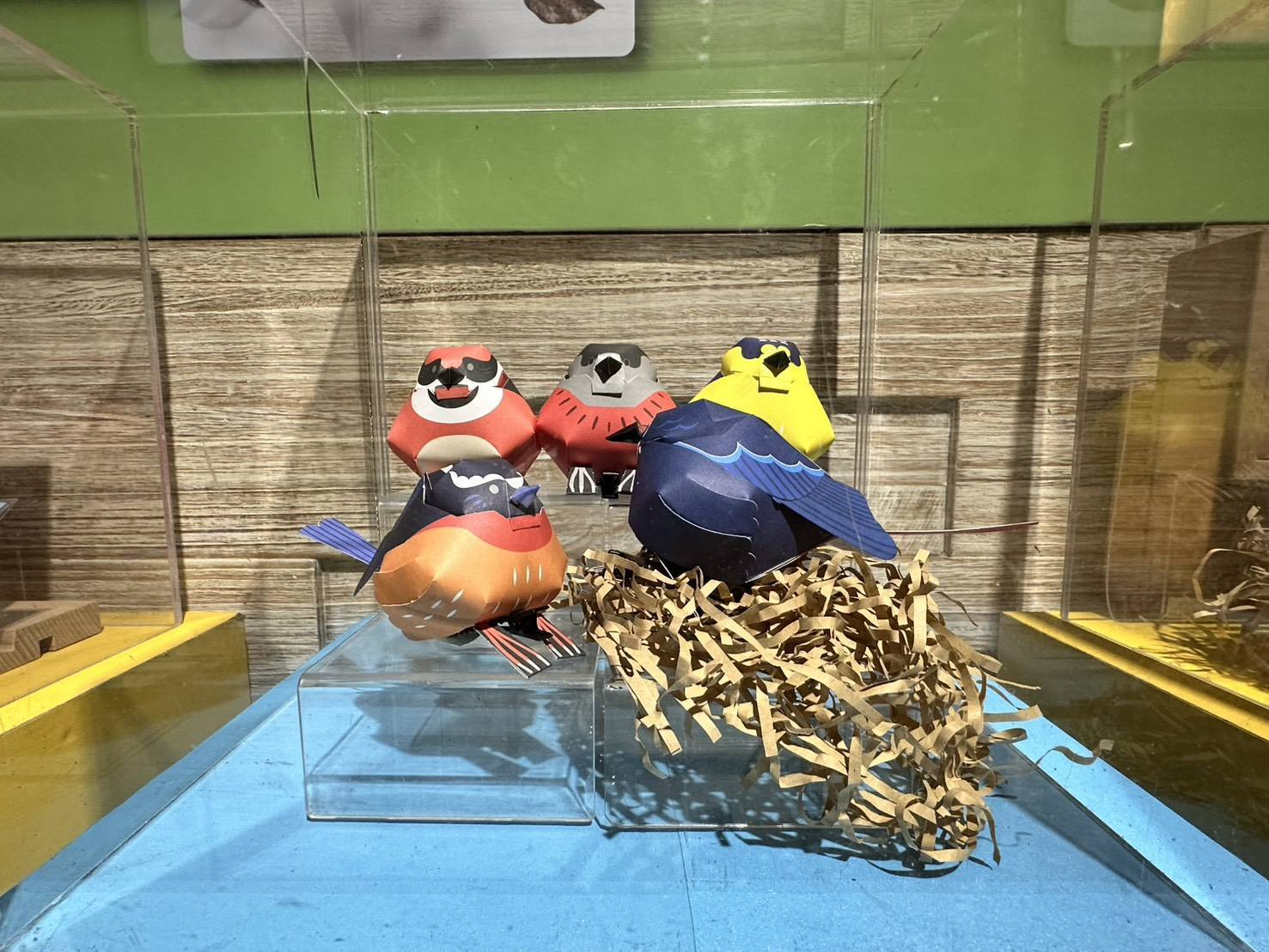 山五度圈摺紙鳥
